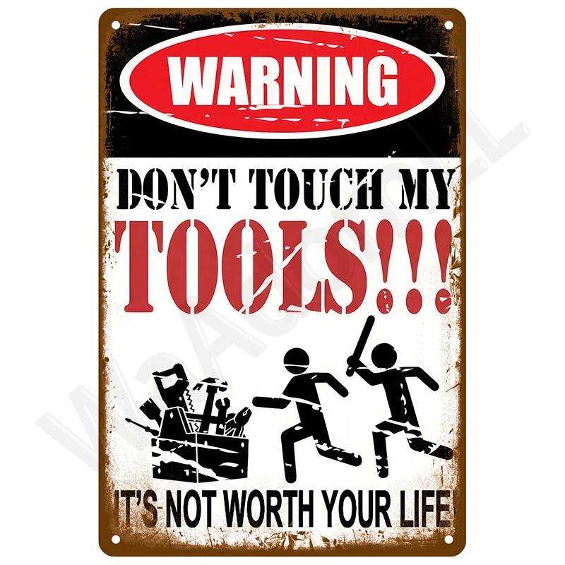 Vintage Bar Metal Signs Bathroom House Living Room Home Retro Wall Decorations Items Luxury Decor Interior Art Posters Tin Signs