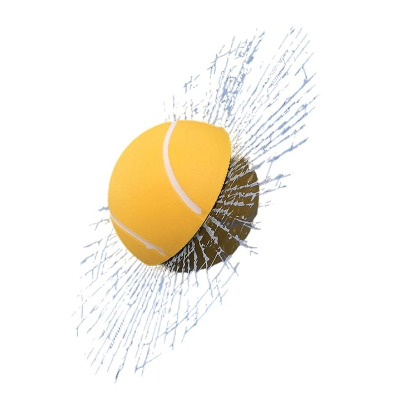 

High Definition 3D Shattered Glass Effect Vehicle Window Decal For Entertaining Sports Ball Impact Prank And Custom Look