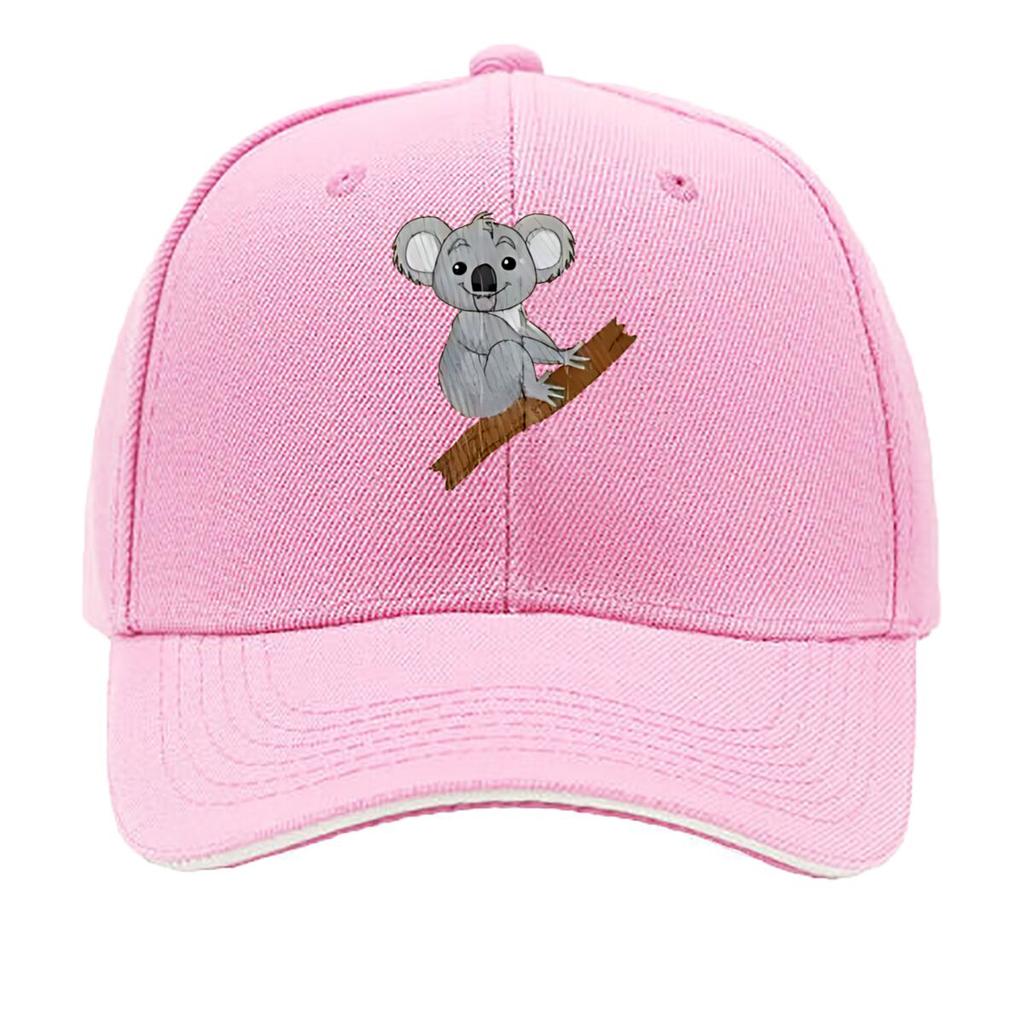 Cuddly Koala On Tree Branch Pattern Sandwich Baseball Cap For WoUnisexs Unisex FeUnisex Beach Dad Hat
