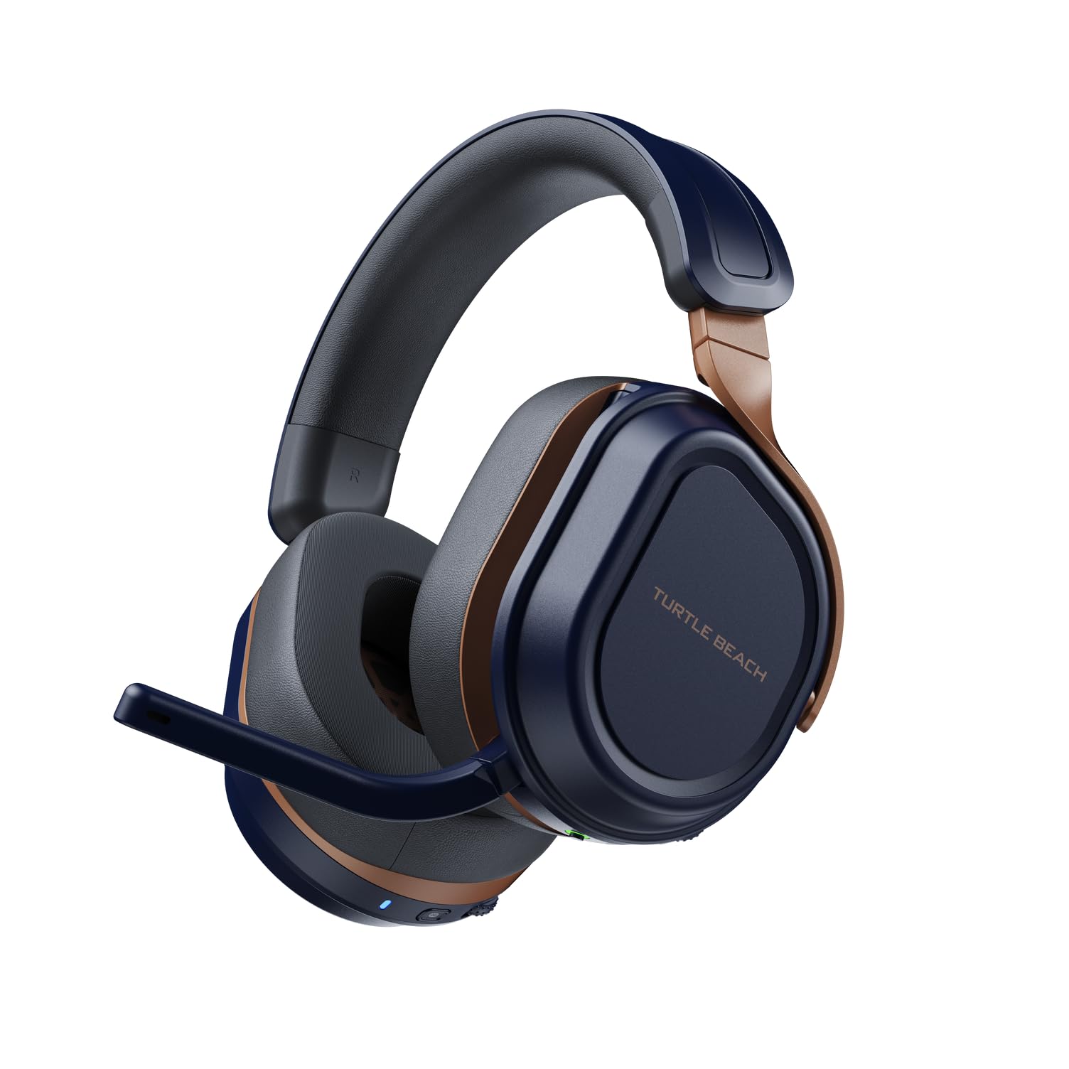 

TURTLE BEACH Stealth 700 Gen 3 XB Cobalt Бездротова ігрова гарнітура з подвійною сумісністю з та Steam 60-мм AI-шумопридушення та Гарантія на термін служби батареї