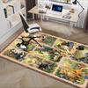 Charming Cat Garden Chair Mat Office Carpet for Home Decor, Suitable for Living Room, Bedroom, and Various Rooms