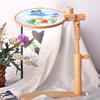 Beech Wood Punch Needle Cross Stitch Embroidery Stand and Tabletop Shelf