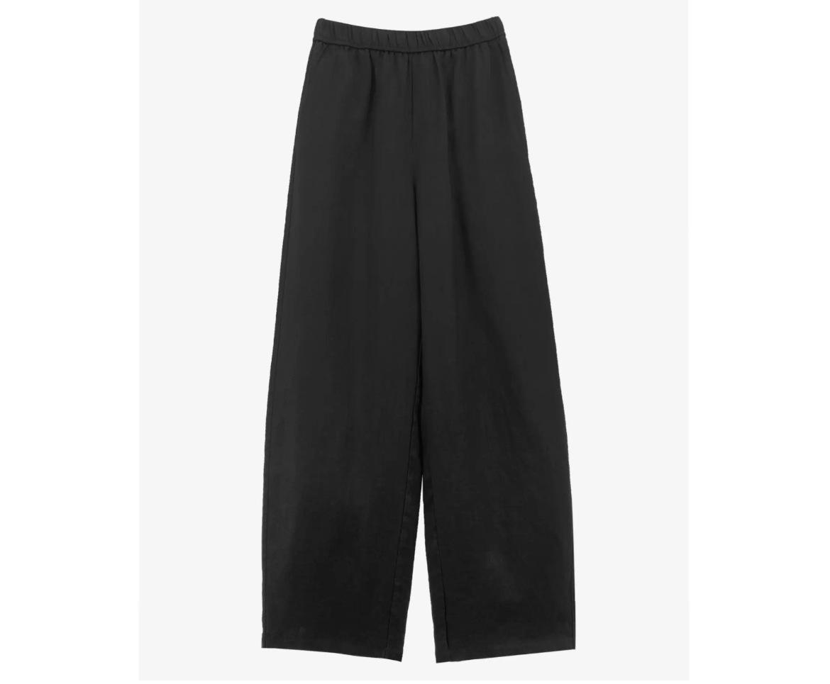 Linen High Waist Women s Sickle Pants - Classic, Versatile, Slimming Casual Wear L