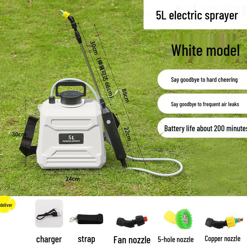 High-Pressure Electric Pesticide and Watering Sprayer for Household Use