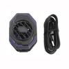 Black-Shark 3Pro Radyatör Evrensel Cep Telefonu Soğutucu Fan 7-Blade 20W Yarıiletken Arka Klip Isı Emici RGB Işık ile