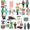 Minecraft Creeper Building Block Cake Decorations For Birthday Parties Premium Quality Plastic Figurines