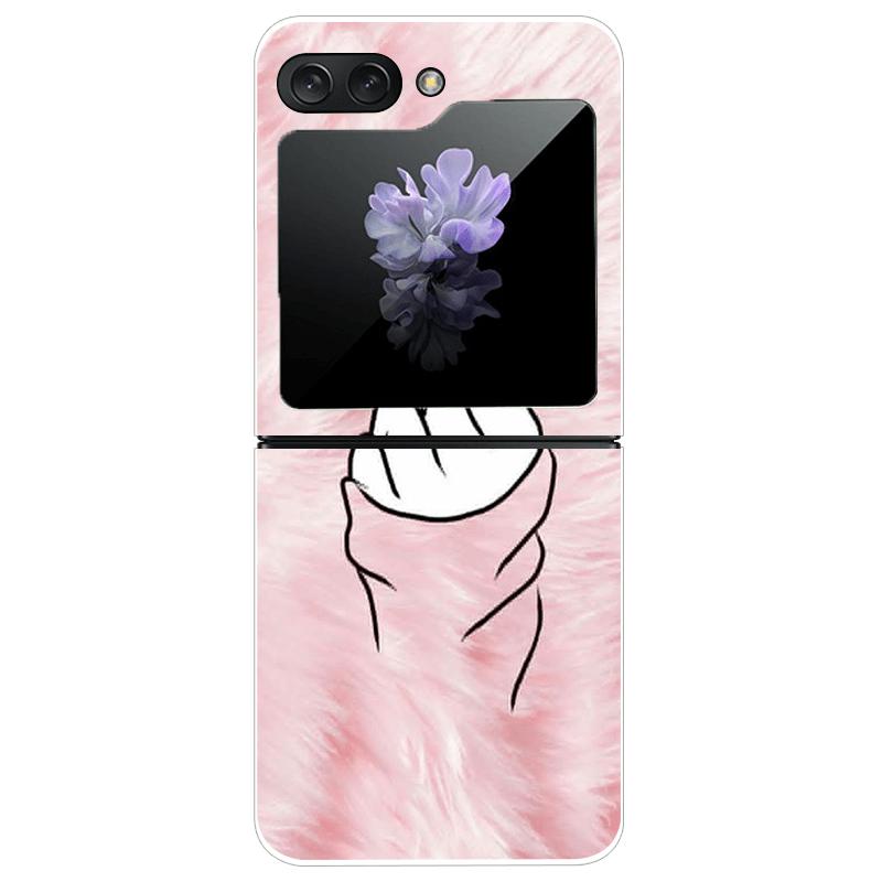 For Samsung Z Flip7 Hard Case ZFlip7 5G Transparent PC Phone Cases For Galaxy Z Flip 7 Fashion Cartoon Clear Protective Fundas