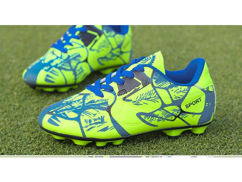 New Unisex Outdoor Soccer Shoes for Kids and Teens - Long Stud, Trendy Design for Students