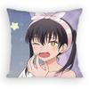 Fire Force Tamaki Kotatsu Pillow Case Sofa Living Room for Bedroom car Headboard Backrest Cushion Square Cushion Nap Time