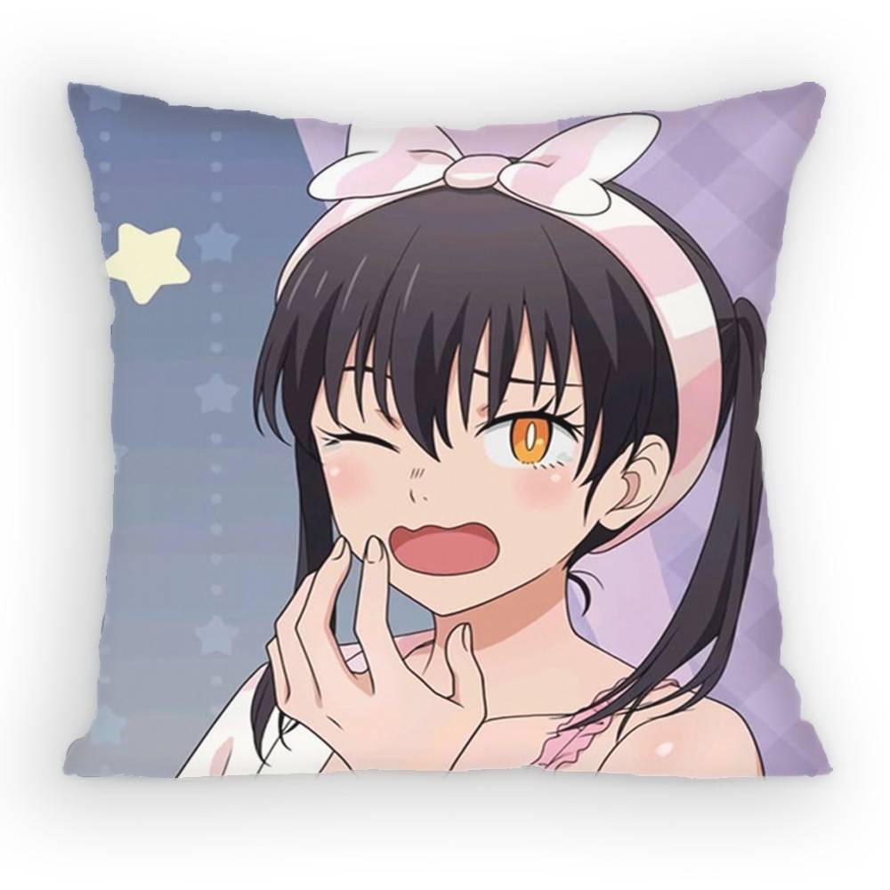 Fire Force Tamaki Kotatsu Pillow Case Sofa Living Room for Bedroom car Headboard Backrest Cushion Square Cushion Nap Time