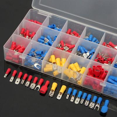 330Pcs/Box Male & Female Pre-insulated Crimp Terminals Wiring Connector Set