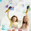 Inflatable Microphone toy Assorted Colors Blow Up Microphone Props Lightweight Singing Activity Decoration For Musical Concert