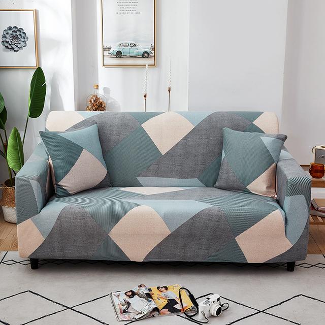 Floral Printing Stretch Elastic Sofa Cover For Living Room Slip -Resistant Sofa Towel Couch Cover Sectional Furniture Slipcover for Home