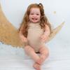 60 CM měkká silikonová panenka Reborn Baby Girl 3D Paint Skin For Girl Art Bebe s krevními cévami Přirozené, ručně vyrobené batole