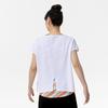 Short Sleeve Game Dynamotion Size M for Club Activities Women's Tennis/Badminton Shirt, Sweat-Wicking, Quick-Drying, Fit, White, (62JAC215),