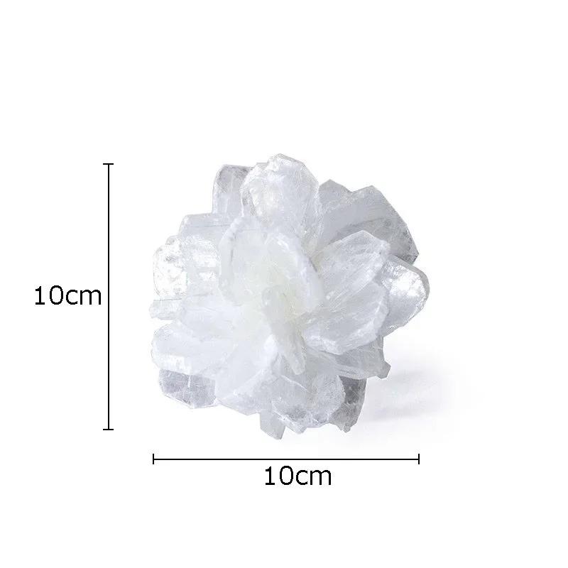 

Ore Cluster Flower Crafts Ornaments Living Room Decoration Gypsum White Flower Artwork Room Aesthetics Decor Furnishings