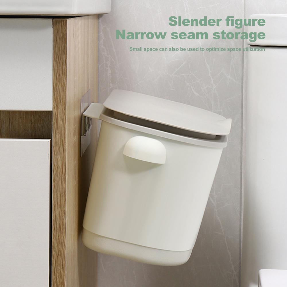 Wall-mounted Garbage Can Durable Hangable Garbage Cover For Kitchen