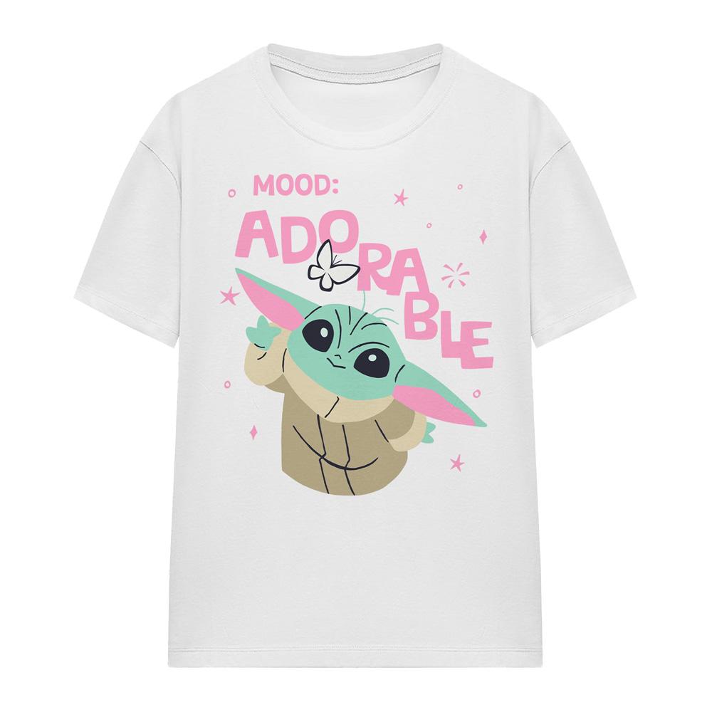 Star Wars Womens/Ladies Mood Adorable Grogu T-Shirt