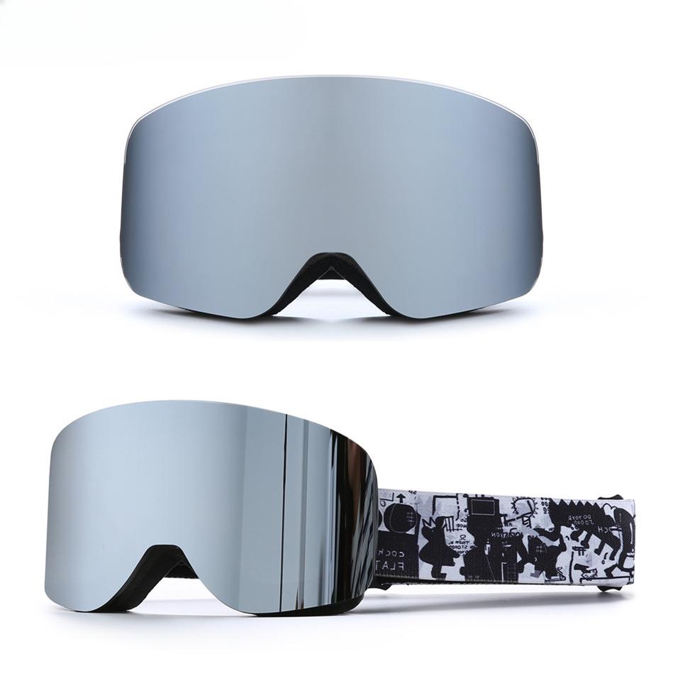 Skibrille Winter Schnee Snowboardbrille für Herren Damen Anti-Beschlag Ski Snowboard Brille für Erwachsene Anti-Beschlag UV400 Schutz Schneeskibrille