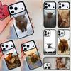 Highland Cows Phone Case For iPhone 17 Air 14 15 13 12 Max Cover For Apple 14 15 16 16e 11 Pro Max Plus