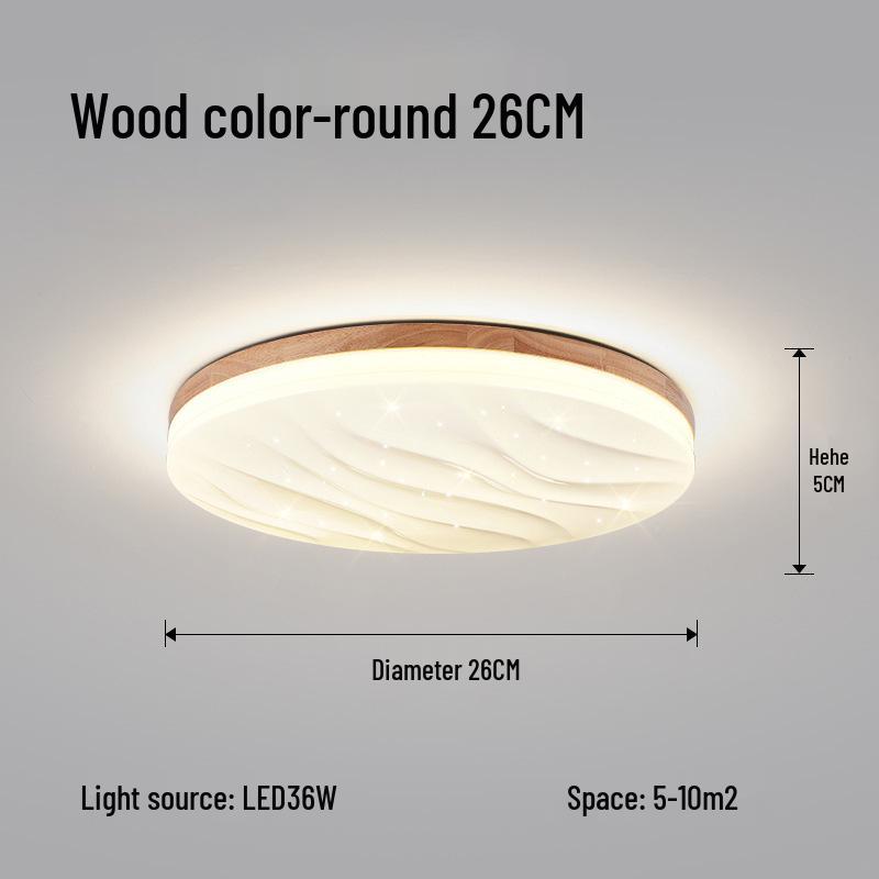 Ultra-Thin Japanese-Nordic Style Ceiling Lamp for Bedrooms & Living Rooms