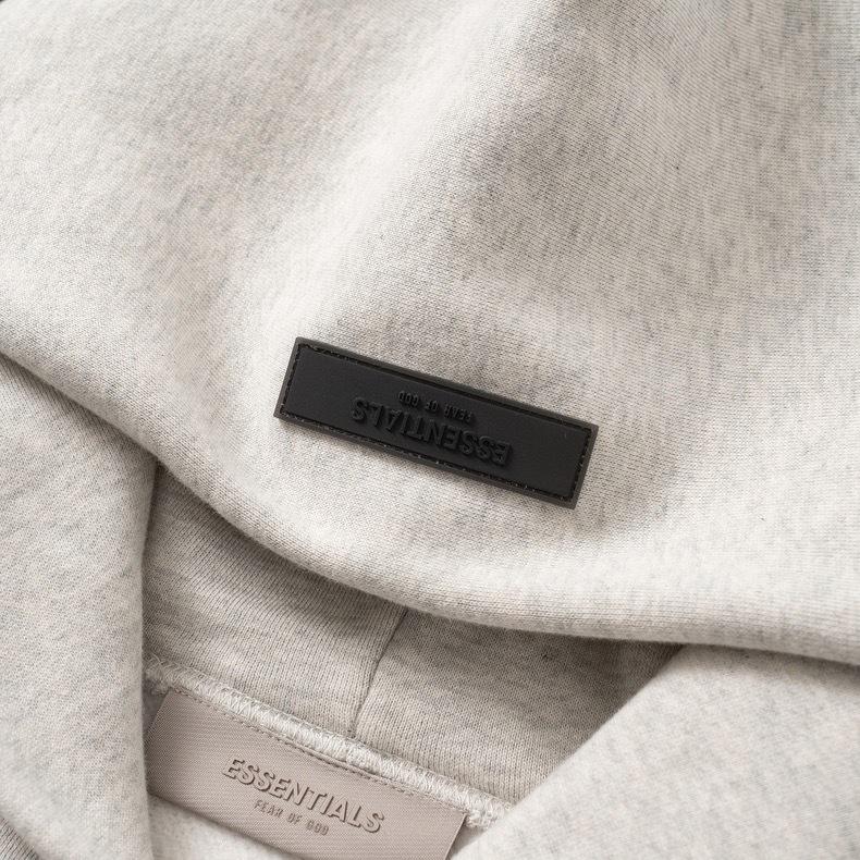 FOG Fear of God ESSENTIALS Męska bluza z kapturem w amerykańskim stylu z pluszem