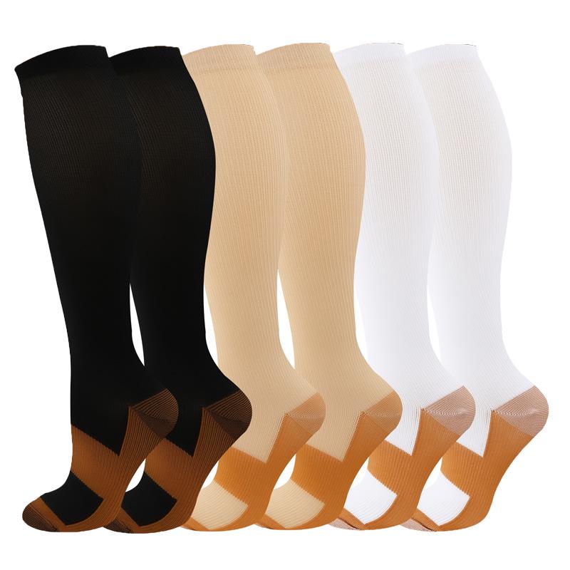Unisex Long Compression Socks for Cycling, Running, and Marathon