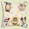 Cartoon Throw Pillow Covers Living Room Decoration Printed Sofa Cushion Cover Polyester Soft Pillowcase