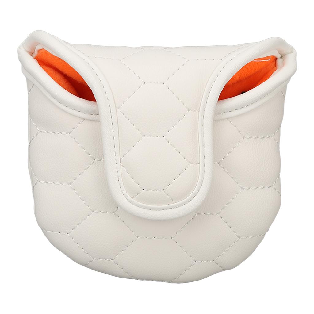 PU Golf Club Head Cover White Golf Head Cover Golf Putter Headcover for Golfer Lovers