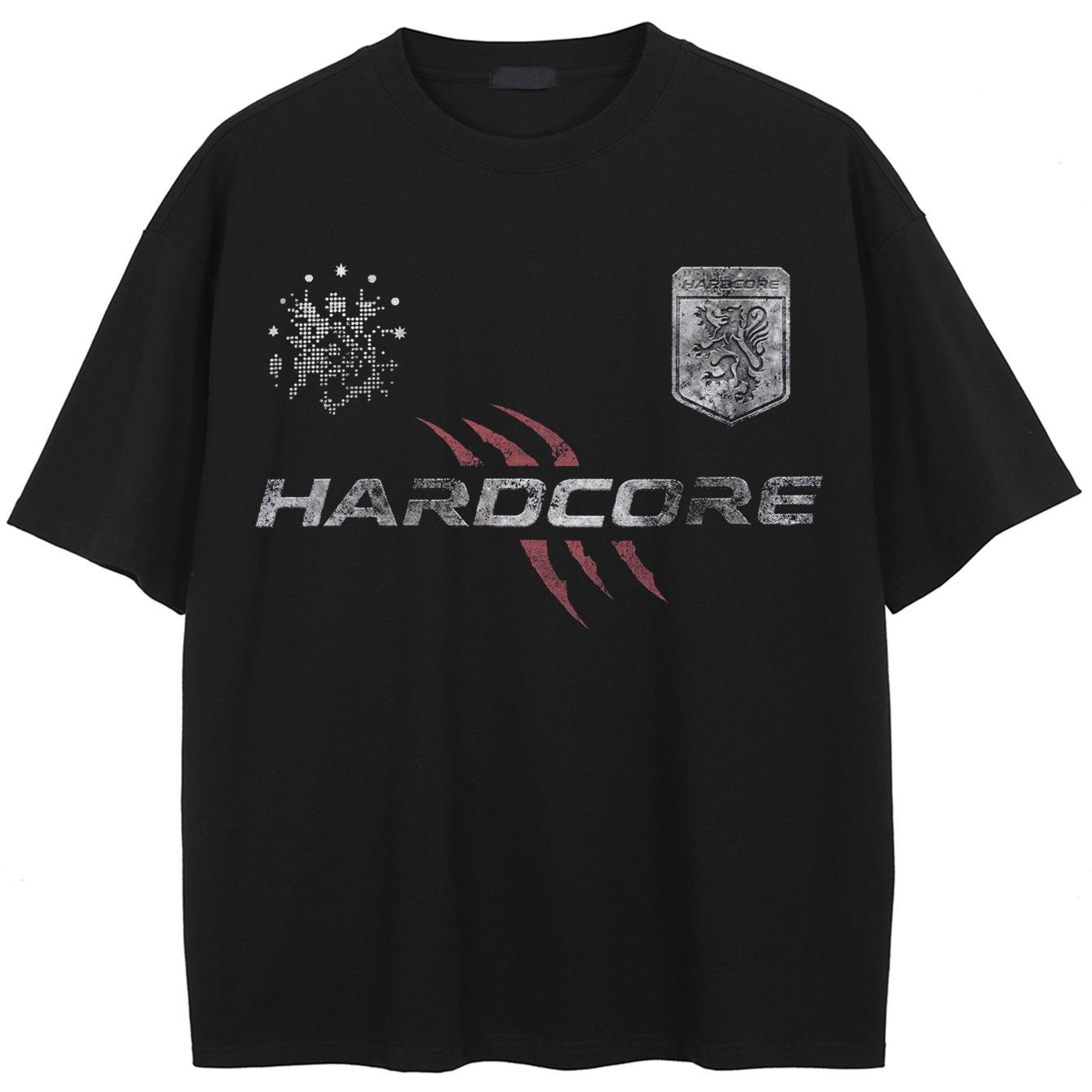 

Streetwear Red Claw Marks Graphic T-Shirt Cotton Tshirt Unisex Tops Tees Summer Short Sleeves T Shirt S