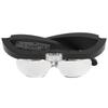 Headband Magnifying Glass Adjustable LED White Light 4 Interchangeable Lenses Head Mount Magnifier