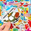 50 Cartoon Airplane Stickers Manufacturer Direct Supply Creative Personality Cute Cartoon Transportation Airplane Stickers
