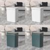 Battery Powered Waste Basket with Sensors Lid Easily Disposal Automatic Garbage Can for Cleanliness Enthusiasts
