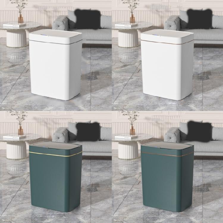 Battery Powered Waste Basket with Sensors Lid Easily Disposal Automatic Garbage Can for Cleanliness Enthusiasts