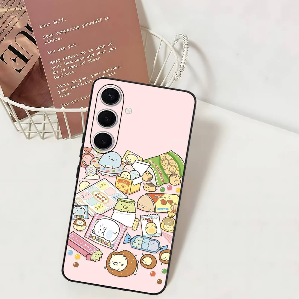 Anime S-Sumikko Gurashi Phone Case For Samsung S 24 Fe 25 Ultra Plus 20 Lite 21 30 22 23 24 22 Ultra 5G Fundas