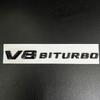 Car 3D Black Logo V8 BITURBO Emblem Car Fender Badge For Mercedes Benz C63 G63 E63 S63 W222 W223 W213 W212 W205 W204 Accessories MU8