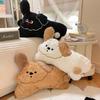 Lindo Cojín de Peluche para Perro Dudu - Respaldo Suave para Sofá y Regalo de Decoración para el Hogar