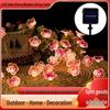 LED Pink Cherry Blossom String Lights - Outdoor & Bedroom Decorative Lighting