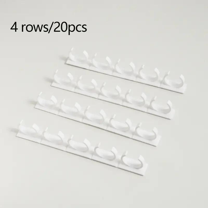 4pcs Plastic Kitchen Jar Rack Wall-Mounted Adhesive Seasoning Bottles Holder Spice Bottle Holder Tool Kitchen Storage Rack