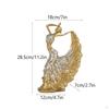 Elegant Peacock Dance Figurine Decorative Dancing Woman Sculpture Artistic