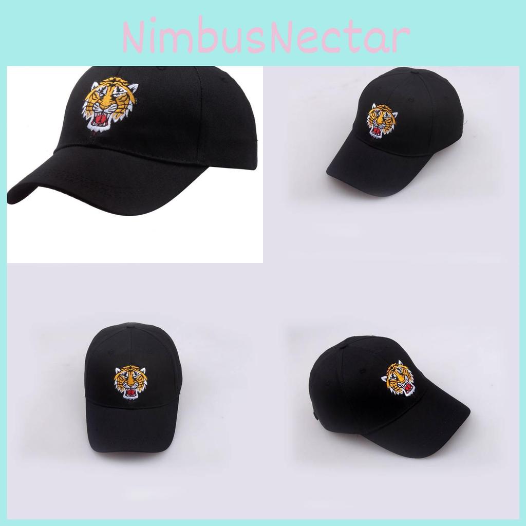 Casual Tiger Embroidered Baseball Hat For Skaters And Trendy Adults Sun Protection