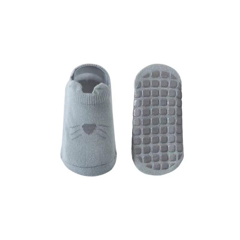 1 Pairs Infant Baby Slipper Socks Cartoon Sock Panel for Toddler Baby Spring Summer Thin Non-slip Sole Floor Sock for Kids