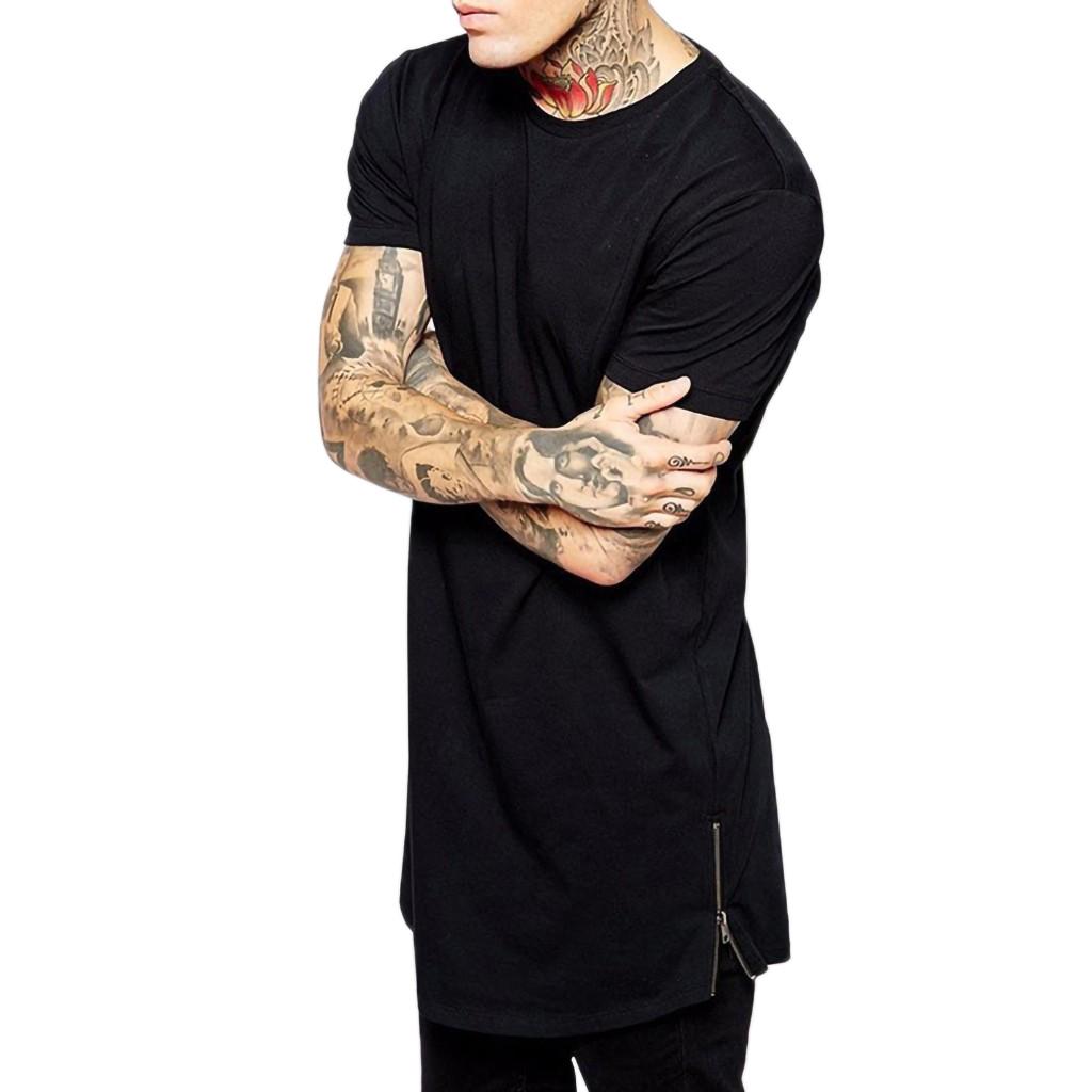 

Мужская повседневная рубашка большого размера в стиле хип-хоп, с коротким рукавом, топ-блузка L чёрный