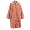 SISE Long Sleeve Open Collar Shirt Salmon Pink Long Men's Used