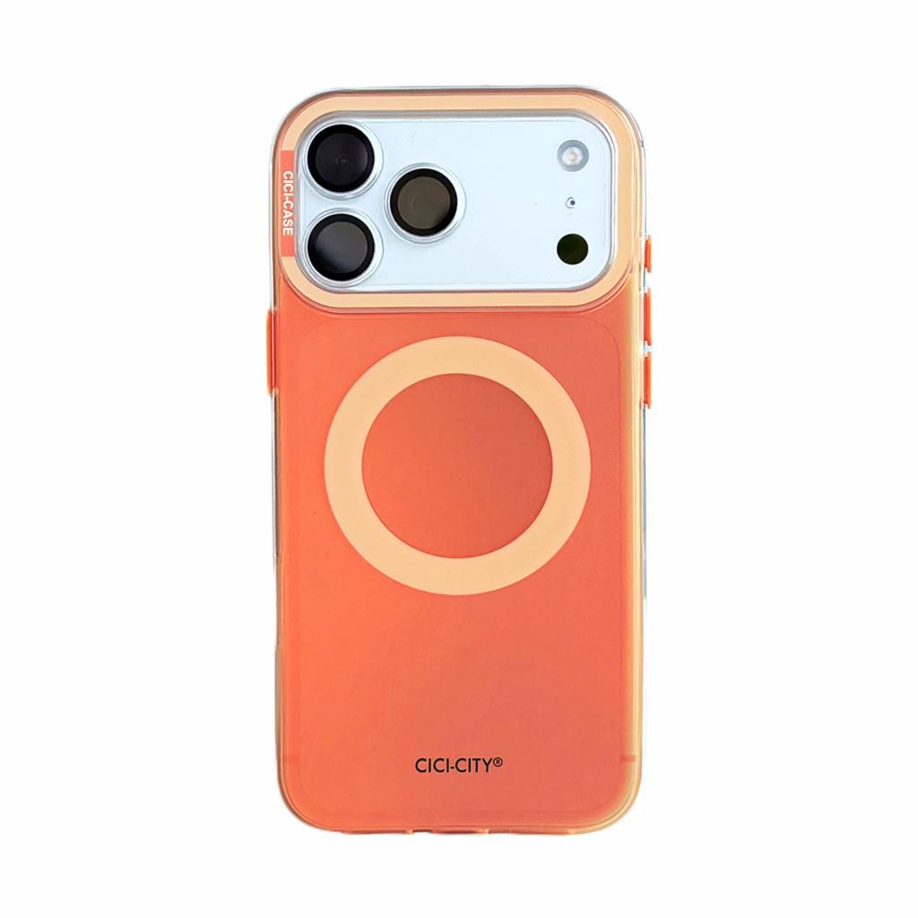 or Magsafe Dopamine Translucent Phone Case For iPhone 17 16 15 Pro Max 14 13 17 Air Magnetic Wireless Charging Gradient Cover