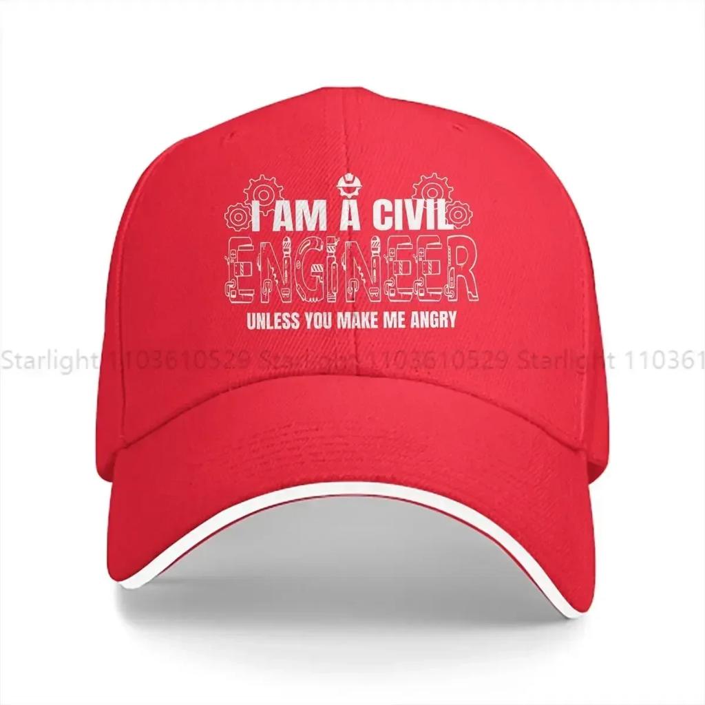 Summer Cap Sun Visor I Am A Civil Unless You Make Me Angry Hip Hop Caps Engineer Cowboy Hat Peaked Hats