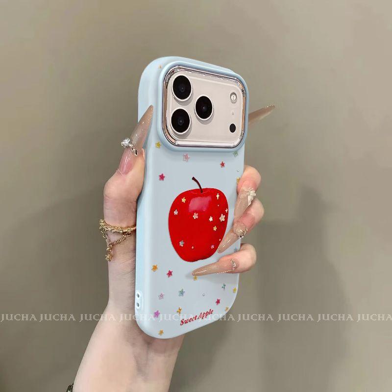 Applicable to Apple 11promax mobile phone case with bracket silicone iphone11plus niche colorful Apple stars