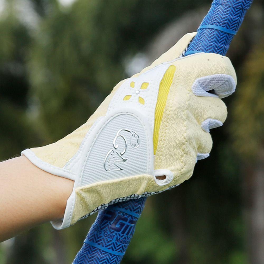 Breathable PU Leather Golf Mittens Comfortable Outdoor Sports Gloves  Outdoor Sports