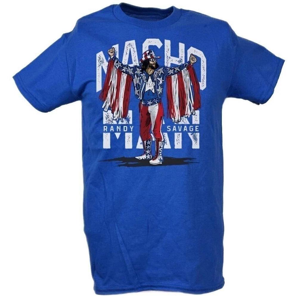 Macho Unisex Randy Savage Stars And Stripes USA Tshirt S