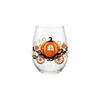 Halloween Themed Glass Tumbler for Holiday Party Decorations, Fun Cup